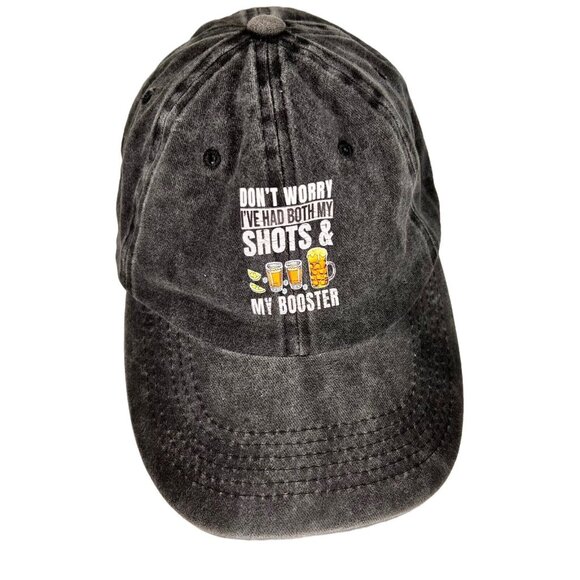Unbranded Other - Funny Vaccine Ball Hat Cap Don't Worry I've Had Both My Shots & Booster Adjust